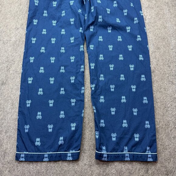 Psycho Bunny Pajama Bottoms Men M Blue All Over Print AOP 31" - Picture 8 of 16